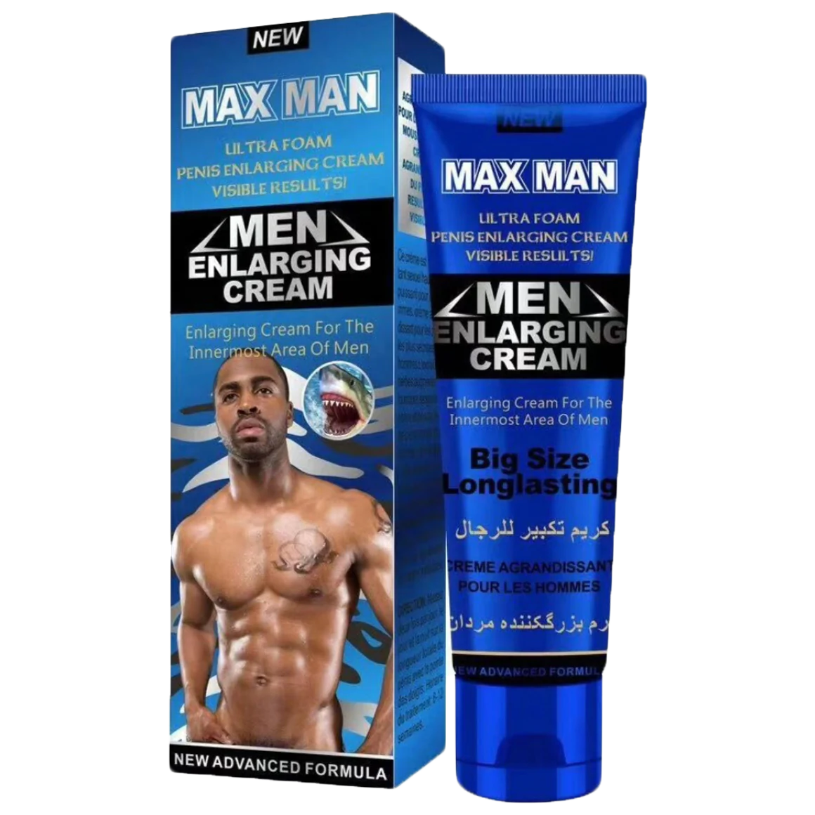 Max Man Enlarging cream Blue In Dubai-UAE Max Man Enlarging cream Blue