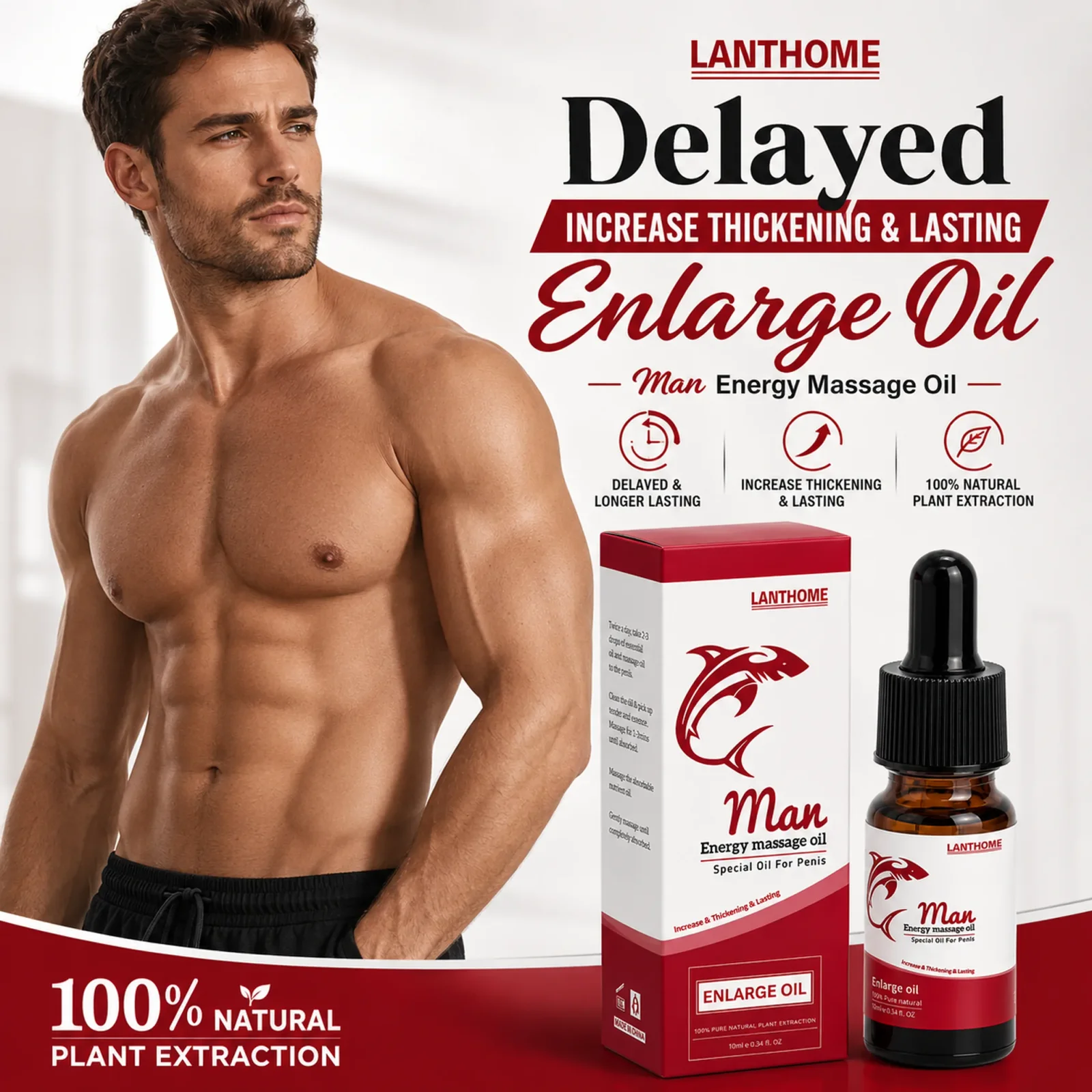 Lanthome man energy massage oil 10ml lowest price Lanthome man energy massage oil
